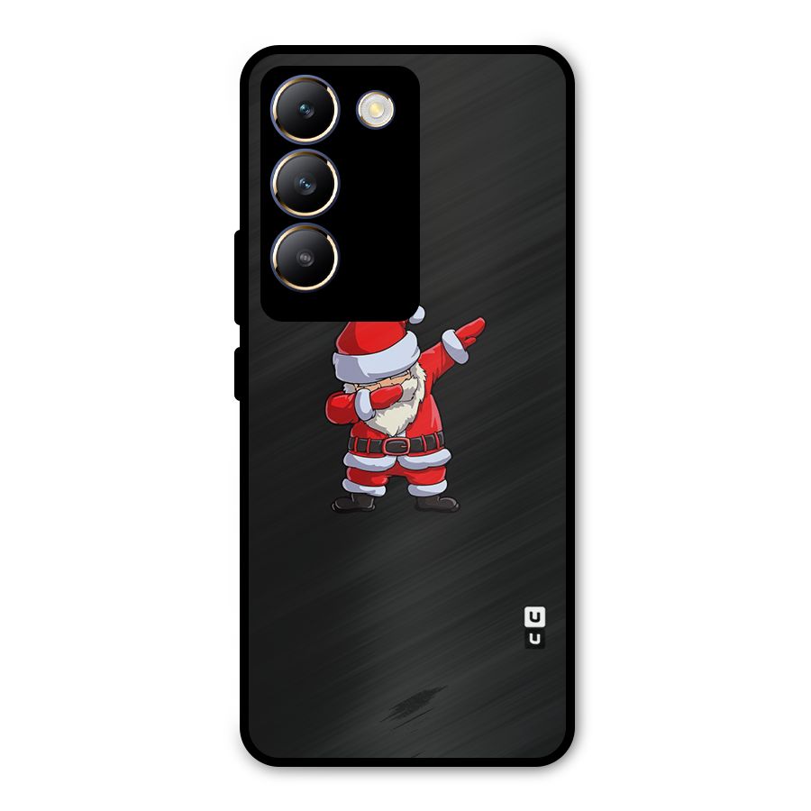 Cool Santa Dab Metal Back Case for Vivo T3 5G