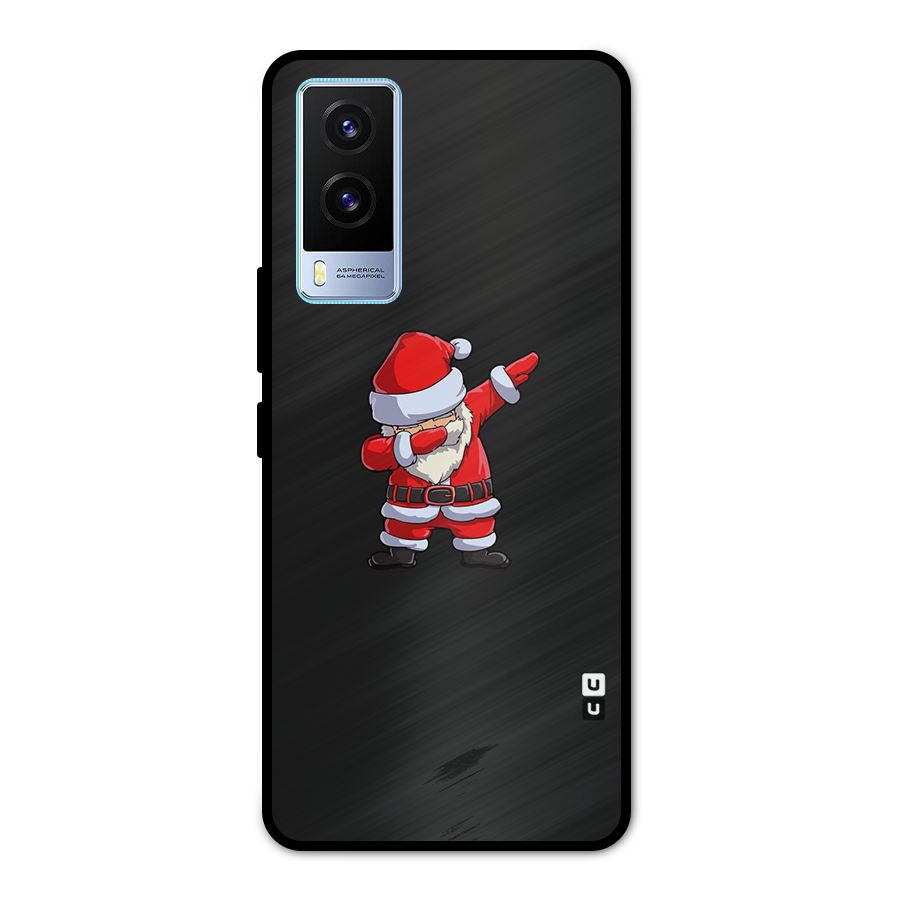 Cool Santa Dab Metal Back Case for Vivo V21e 5G