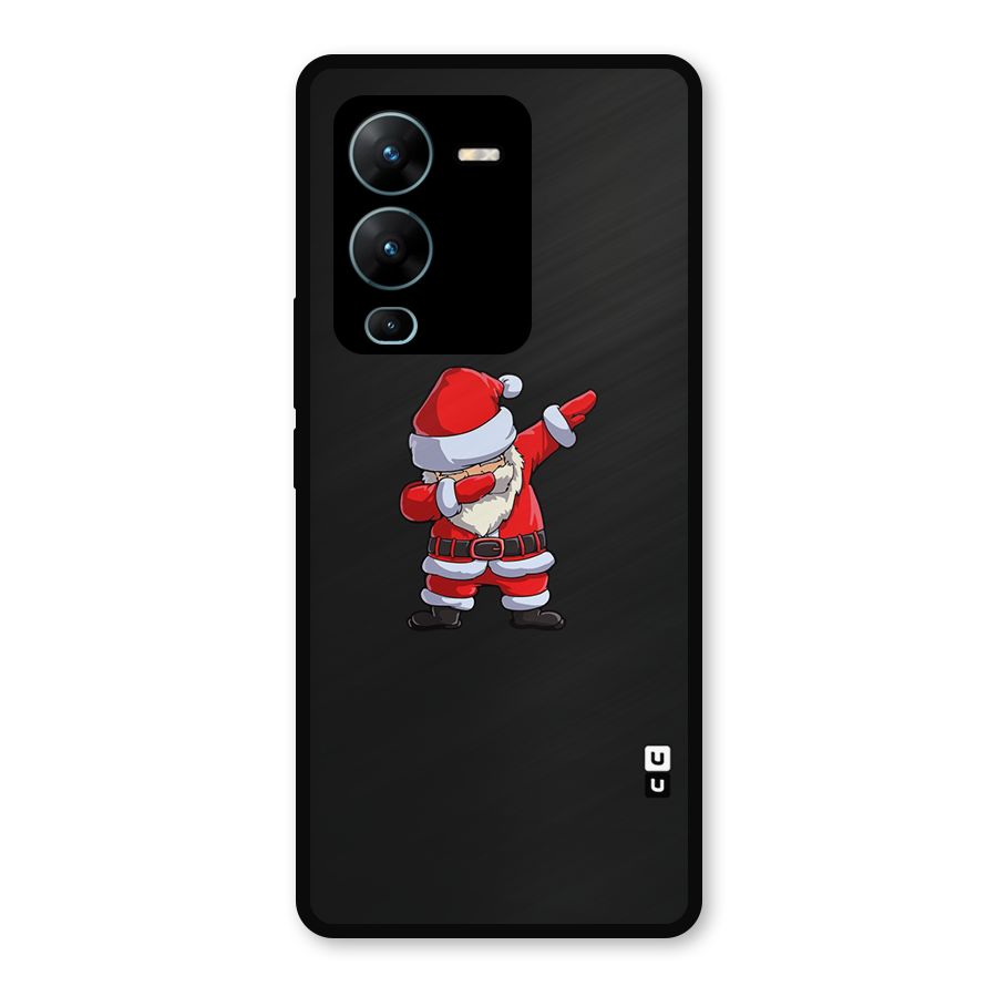 Cool Santa Dab Metal Back Case for Vivo V25 Pro