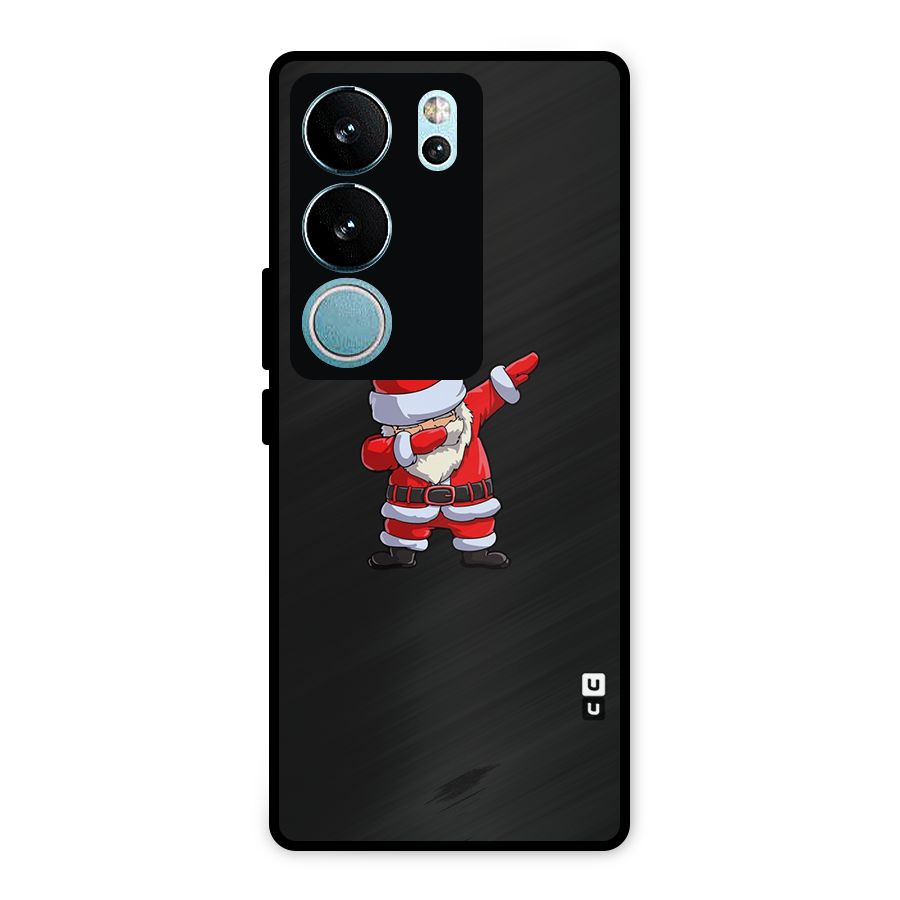Cool Santa Dab Metal Back Case for Vivo V29 Pro