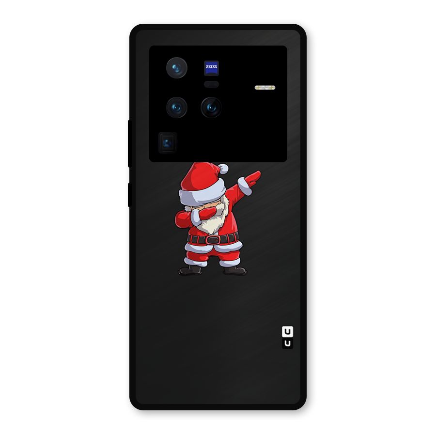 Cool Santa Dab Metal Back Case for Vivo X80 Pro
