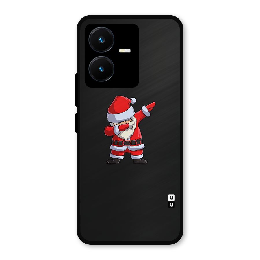 Cool Santa Dab Metal Back Case for Vivo Y22s