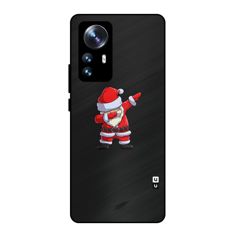 Cool Santa Dab Metal Back Case for Xiaomi 12 Pro