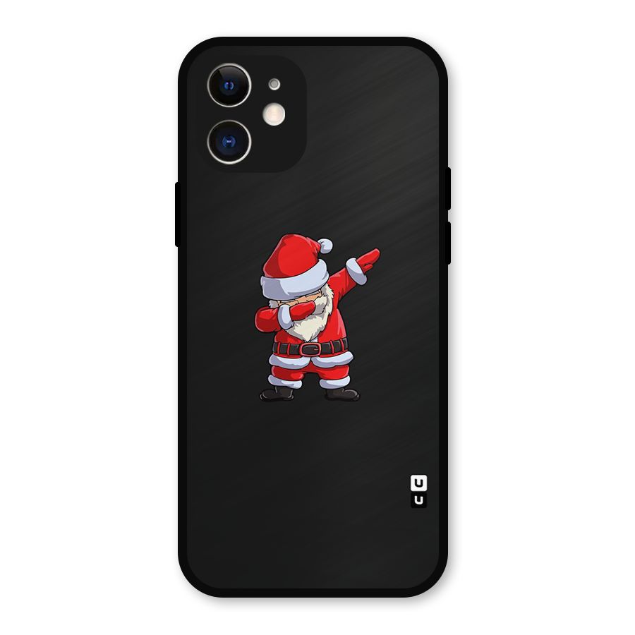 Cool Santa Dab Metal Back Case for iPhone 12