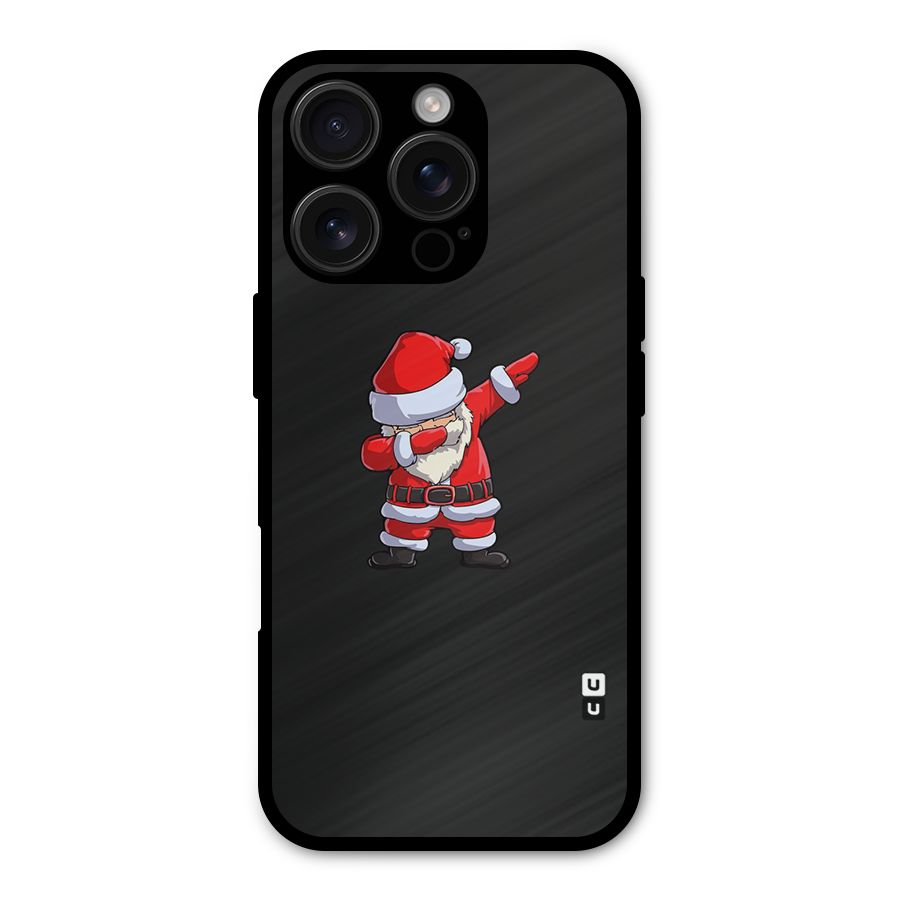 Cool Santa Dab Metal Back Case for iPhone 16 Pro