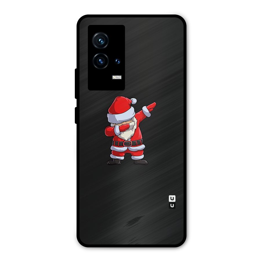 Cool Santa Dab Metal Back Case for iQOO 9 5G