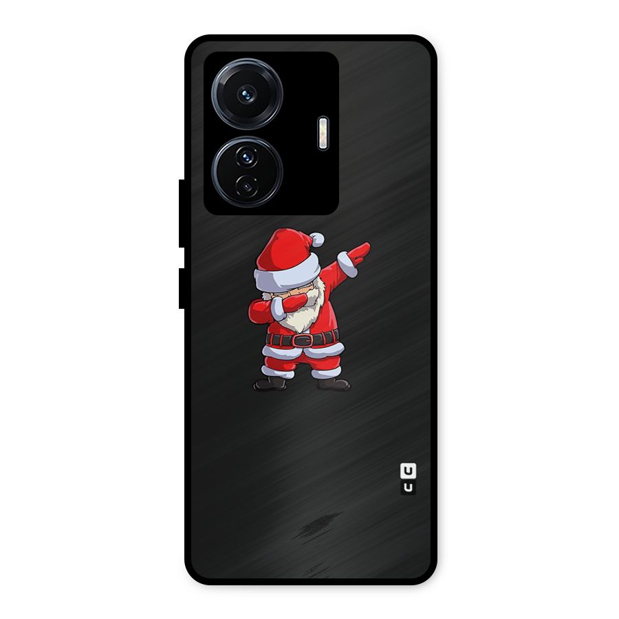 Cool Santa Dab Metal Back Case for iQOO Z6