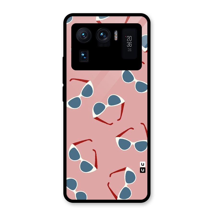 Cool Shades Pattern Glass Back Case for Mi 11 Ultra