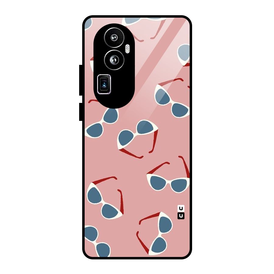 Cool Shades Pattern Glass Back Case for Oppo Reno10 Pro Plus