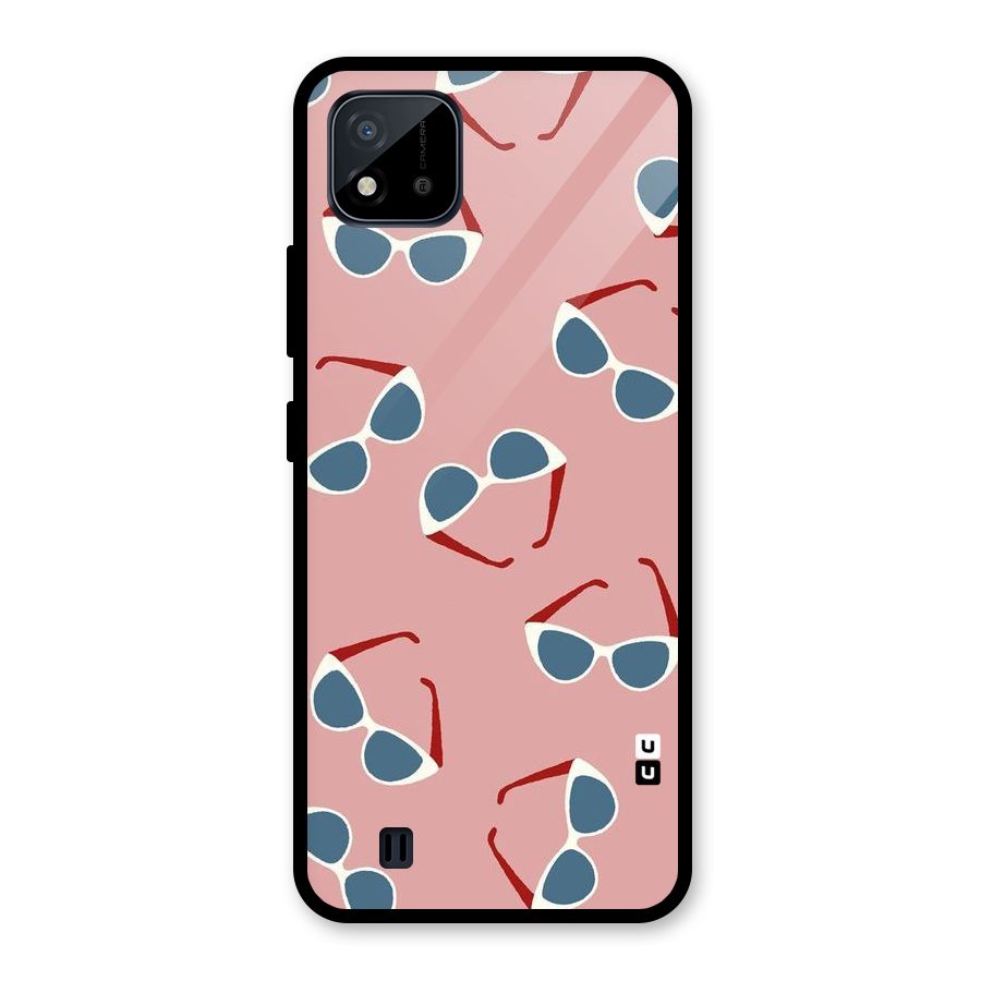 Cool Shades Pattern Glass Back Case for Realme C11 2021