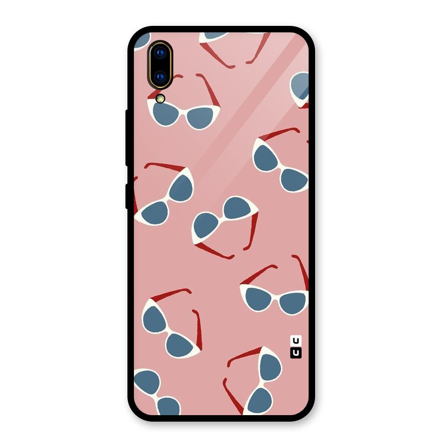 Cool Shades Pattern Glass Back Case for Vivo V11 Pro