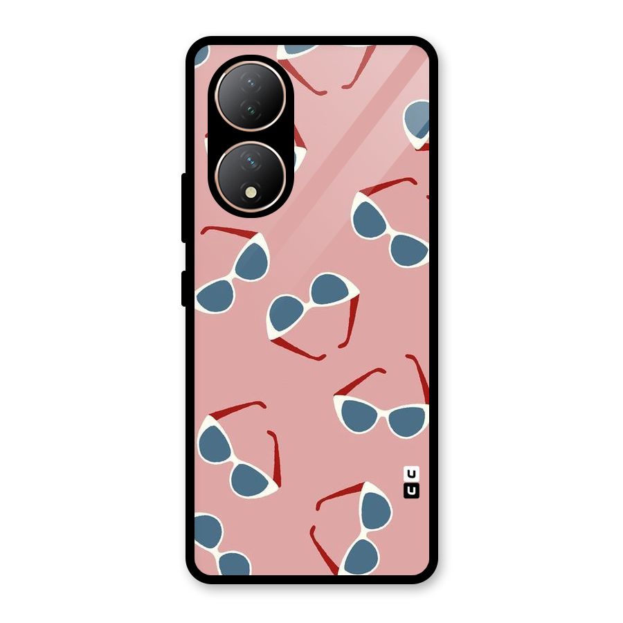 Cool Shades Pattern Glass Back Case for Vivo Y100A