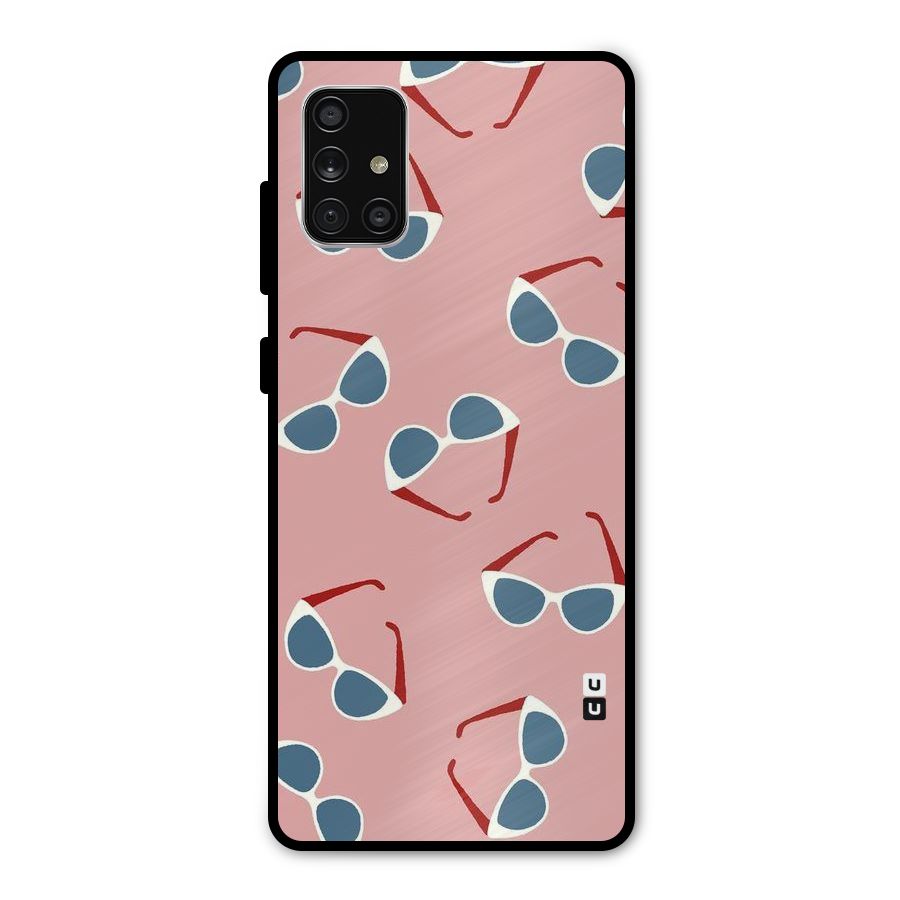 Cool Shades Pattern Metal Back Case for Galaxy A71