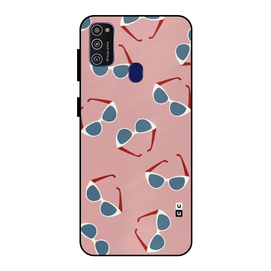 Cool Shades Pattern Metal Back Case for Galaxy M30s