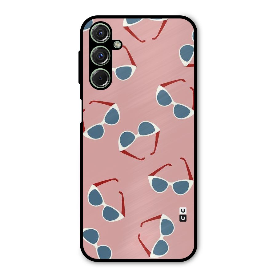 Cool Shades Pattern Metal Back Case for Galaxy M34