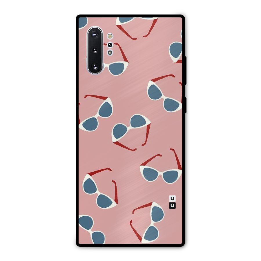 Cool Shades Pattern Metal Back Case for Galaxy Note 10 Plus