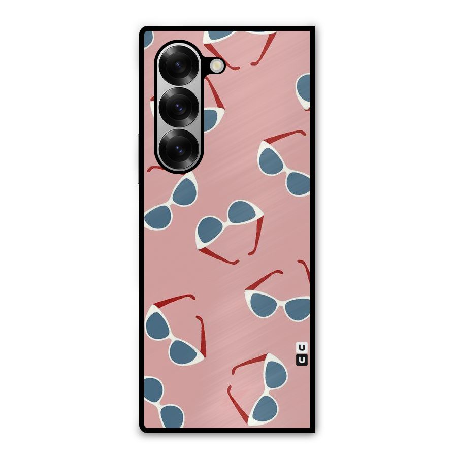 Cool Shades Pattern Metal Back Case for Galaxy Z Fold6