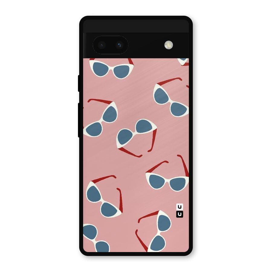 Cool Shades Pattern Metal Back Case for Google Pixel 6a