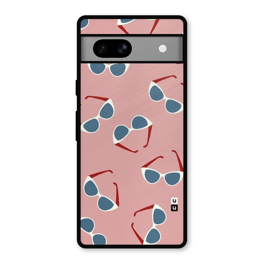 Cool Shades Pattern Metal Back Case for Google Pixel 7a