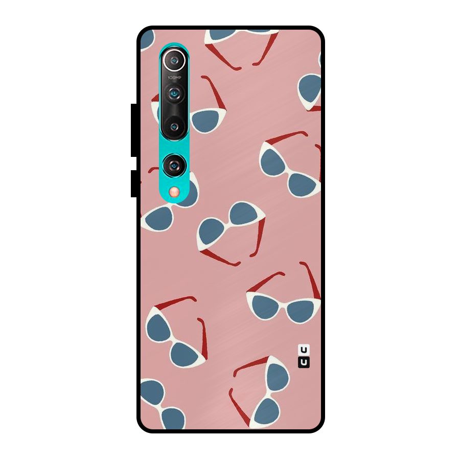 Cool Shades Pattern Metal Back Case for Mi 10