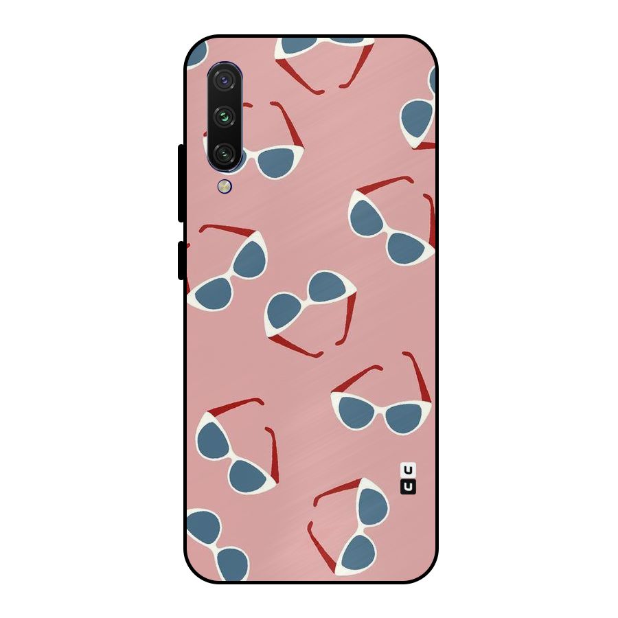 Cool Shades Pattern Metal Back Case for Mi A3