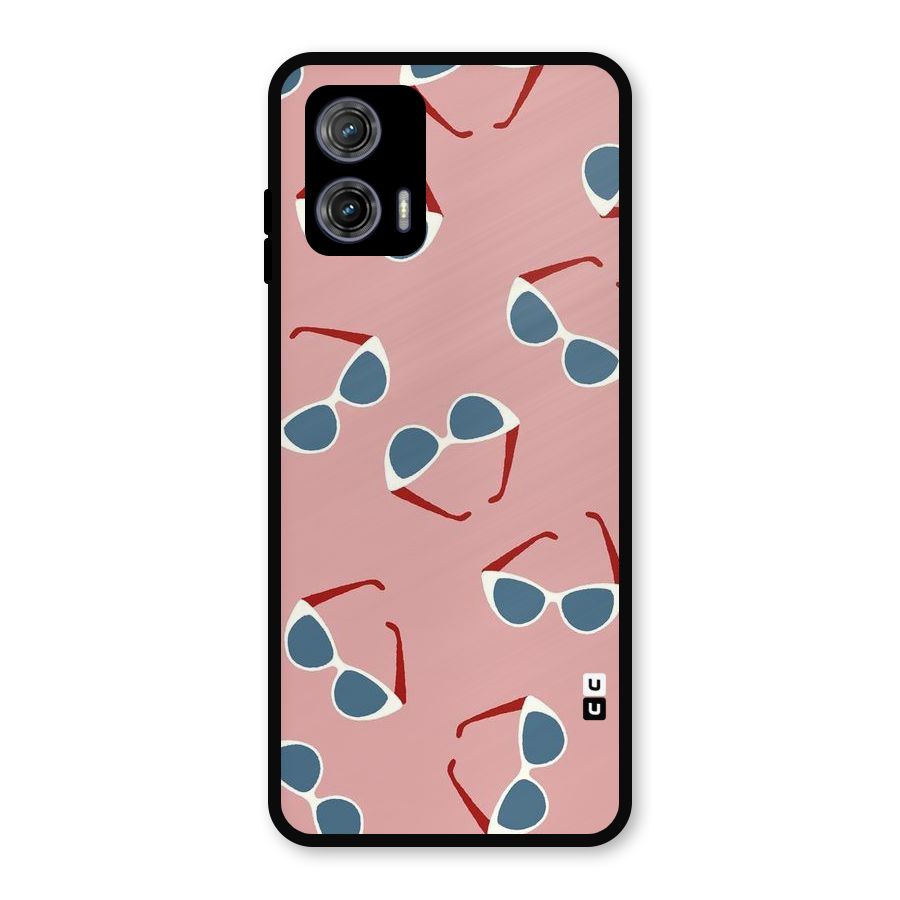 Cool Shades Pattern Metal Back Case for Moto G73