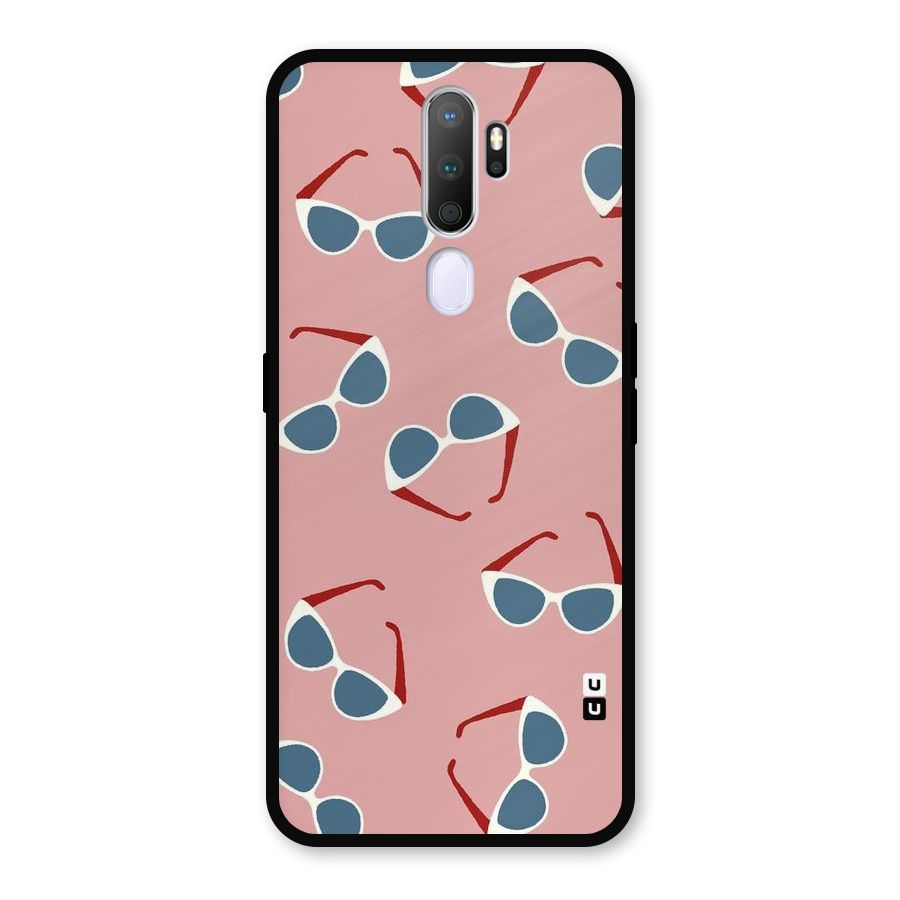 Cool Shades Pattern Metal Back Case for Oppo A9 (2020)