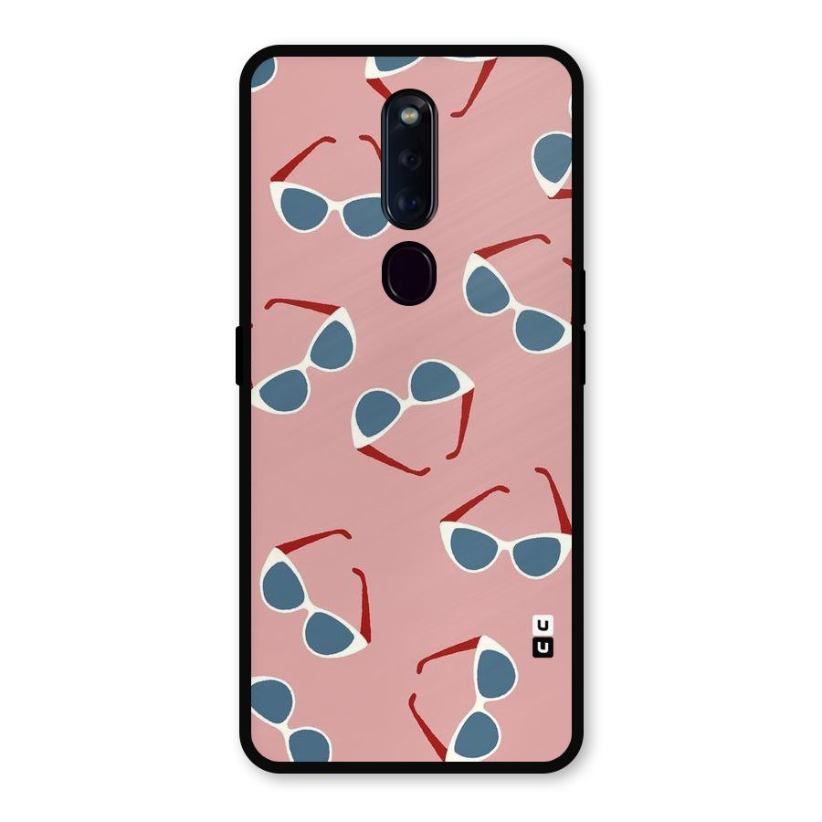 Cool Shades Pattern Metal Back Case for Oppo F11 Pro