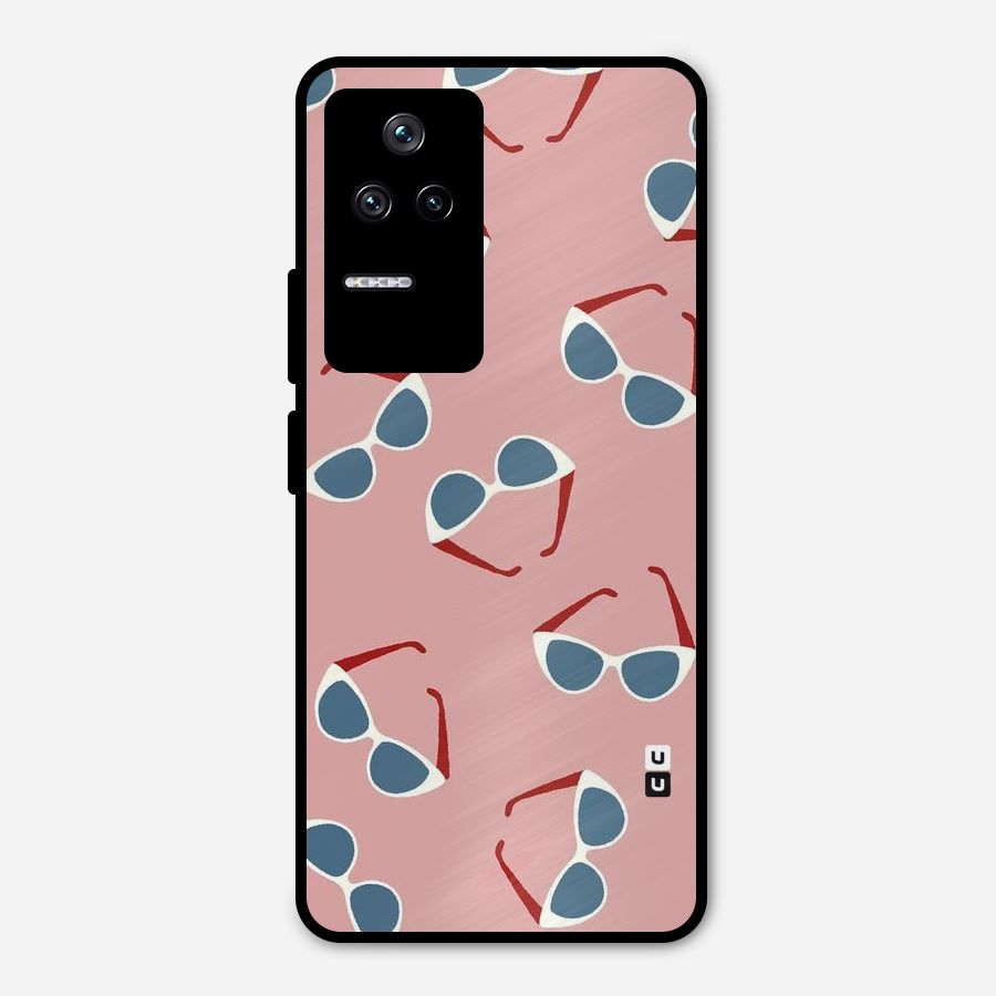 Cool Shades Pattern Metal Back Case for Poco F4 5G