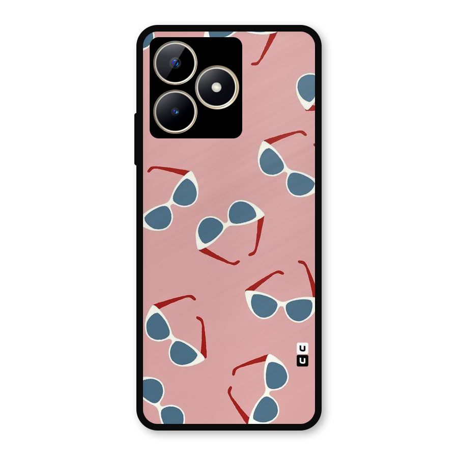Cool Shades Pattern Metal Back Case for Realme C53
