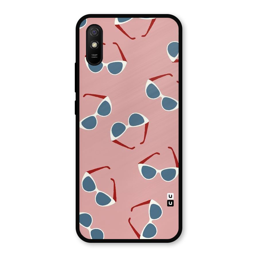 Cool Shades Pattern Metal Back Case for Redmi 9a