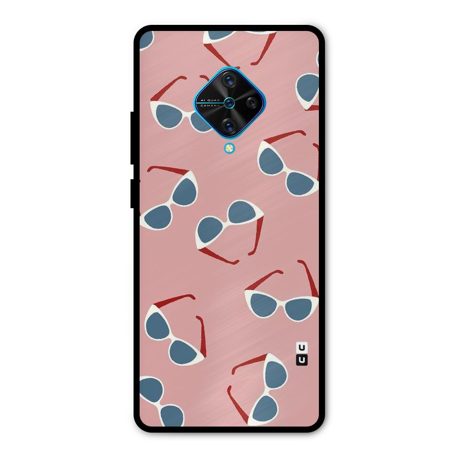Cool Shades Pattern Metal Back Case for Vivo S1 Pro