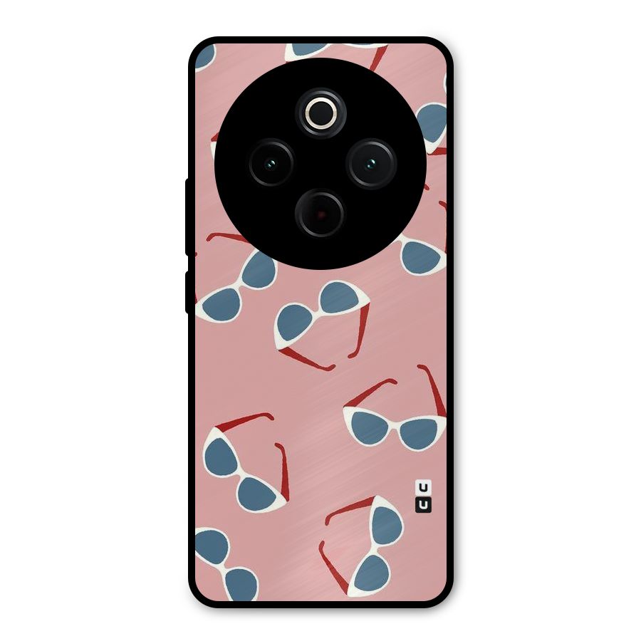 Cool Shades Pattern Metal Back Case for Vivo T4