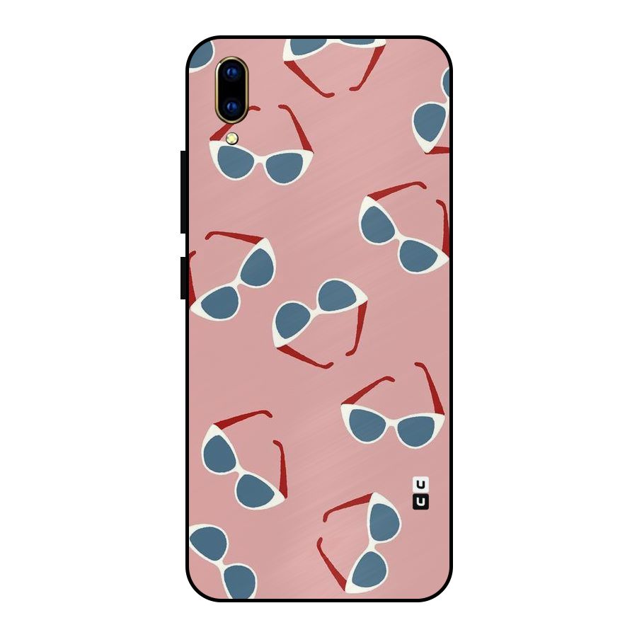 Cool Shades Pattern Metal Back Case for Vivo V11 Pro