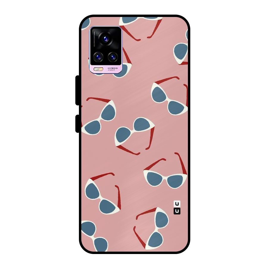 Cool Shades Pattern Metal Back Case for Vivo V20 Pro
