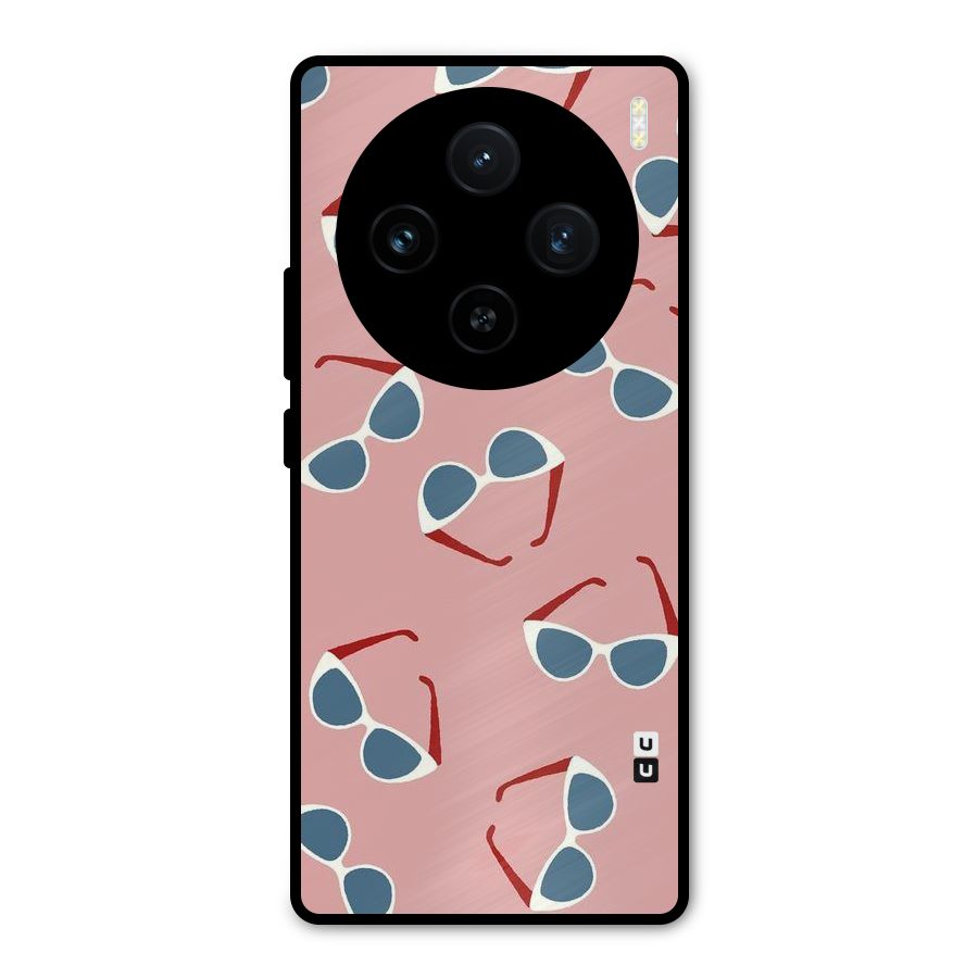 Cool Shades Pattern Metal Back Case for Vivo X100