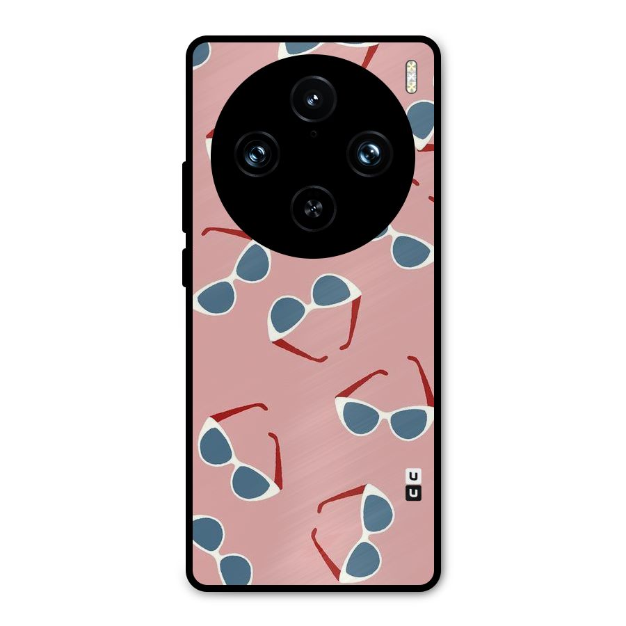 Cool Shades Pattern Metal Back Case for Vivo X100 Pro