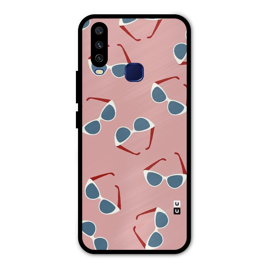 Cool Shades Pattern Metal Back Case for Vivo Y12