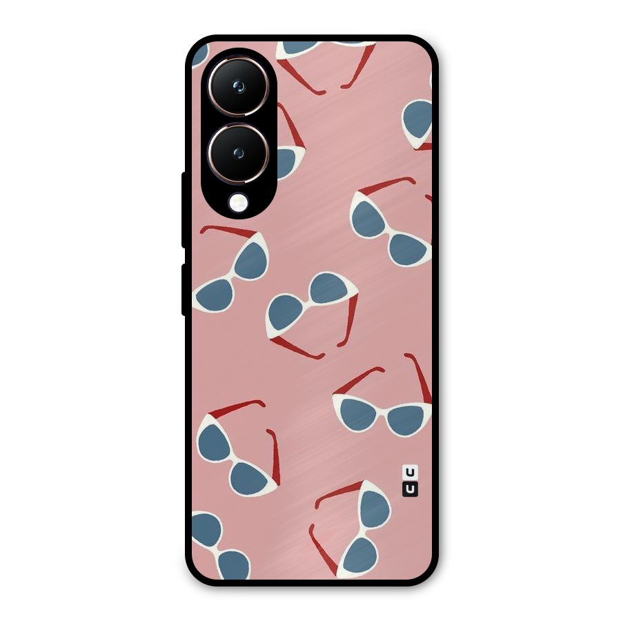 Cool Shades Pattern Metal Back Case for Vivo Y28