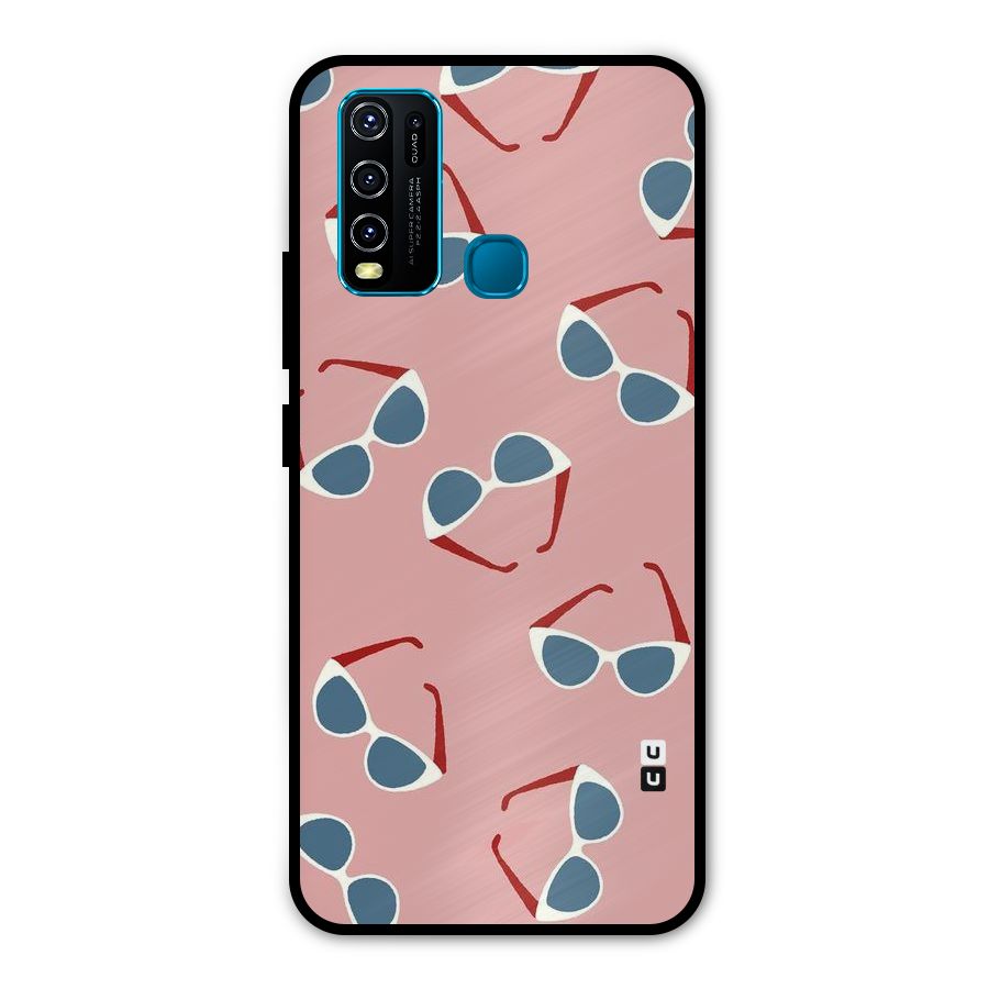 Cool Shades Pattern Metal Back Case for Vivo Y30