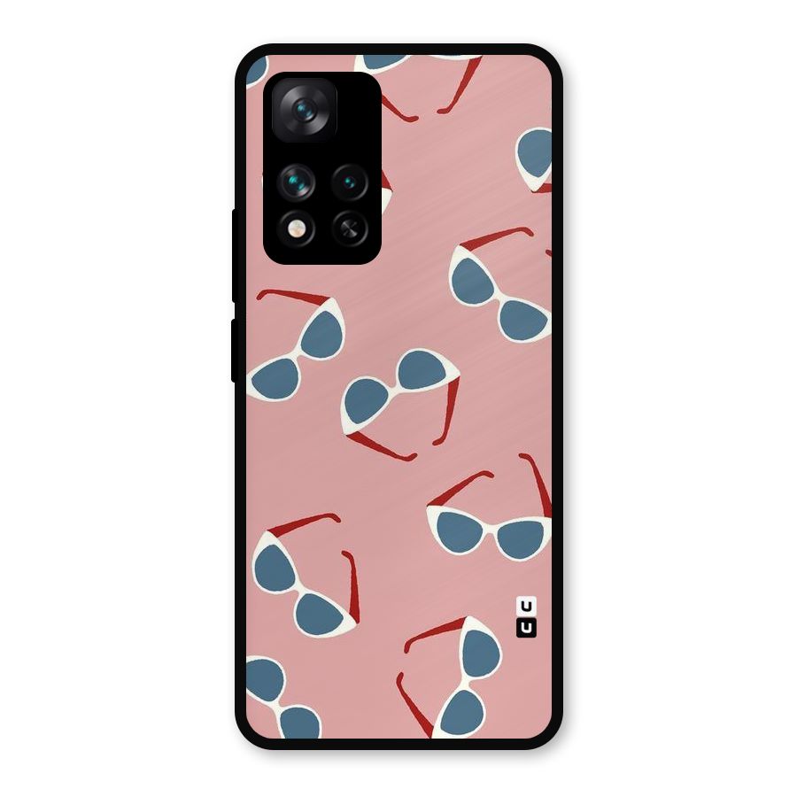 Cool Shades Pattern Metal Back Case for Xiaomi 11i 5G