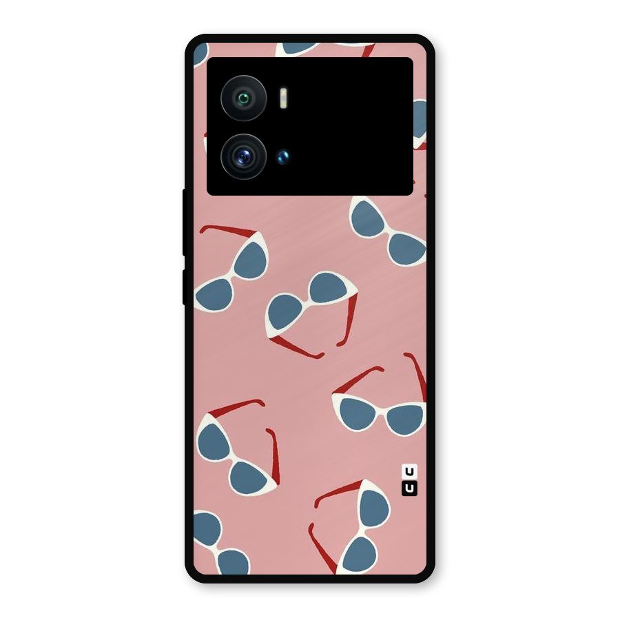 Cool Shades Pattern Metal Back Case for iQOO 9 Pro