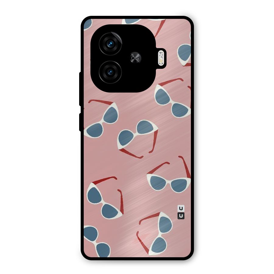 Cool Shades Pattern Metal Back Case for iQOO Neo 10R