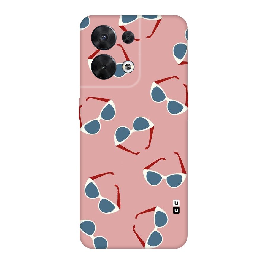 Cool Shades Pattern Original Polycarbonate Back Case for Oppo Reno8 5G