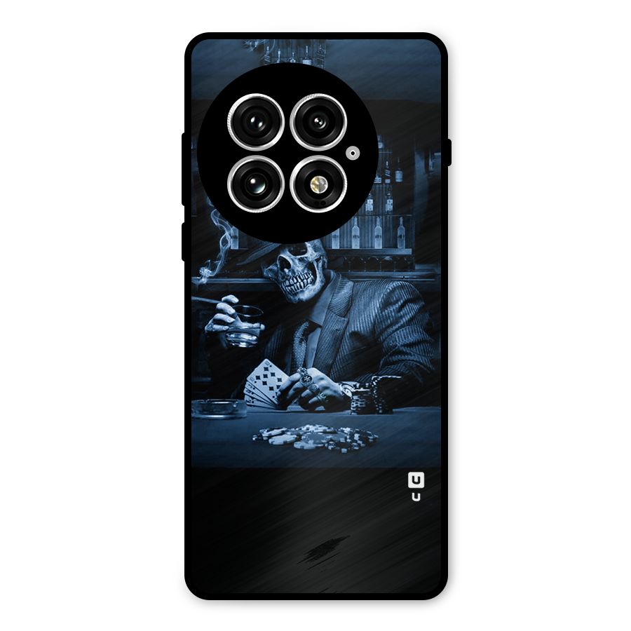 Cool Skull Cards Metal Back Case for OnePlus 13