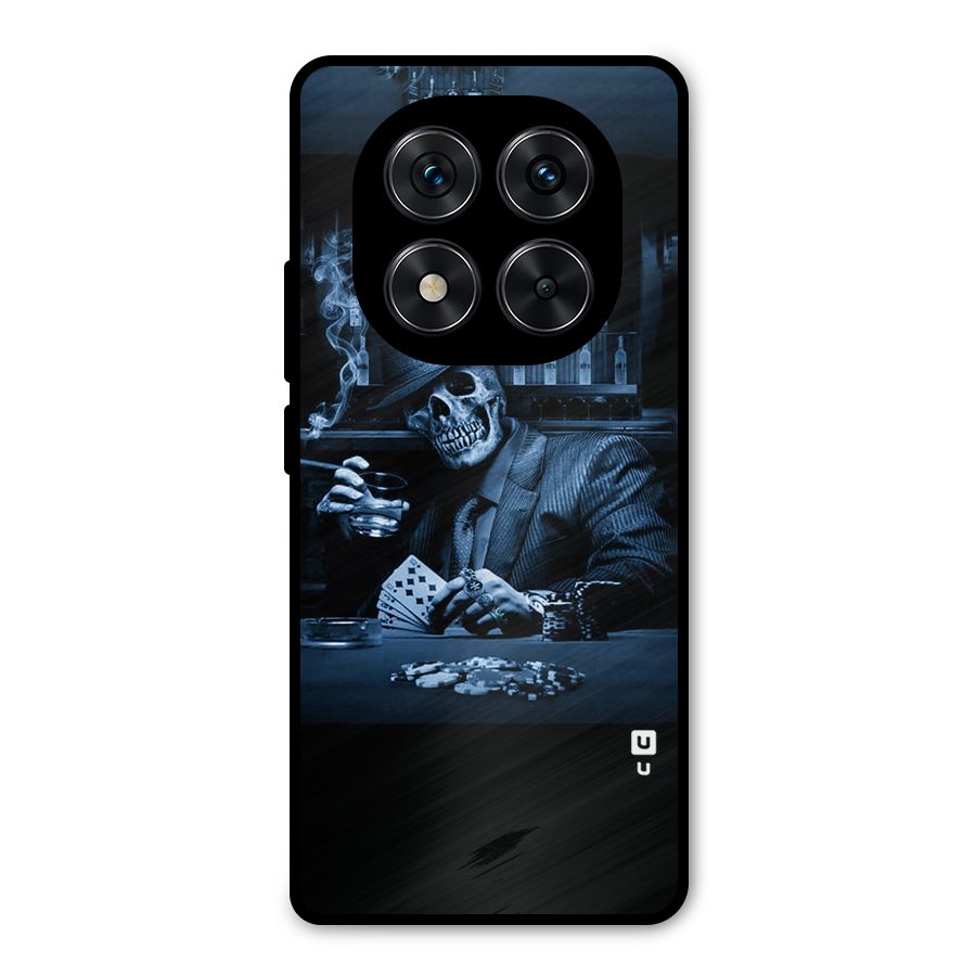 Cool Skull Cards Metal Back Case for Poco X7