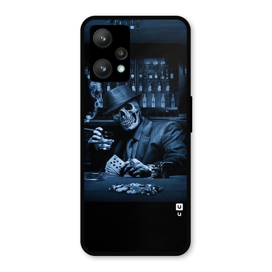 Cool Skull Cards Metal Back Case for Realme 9