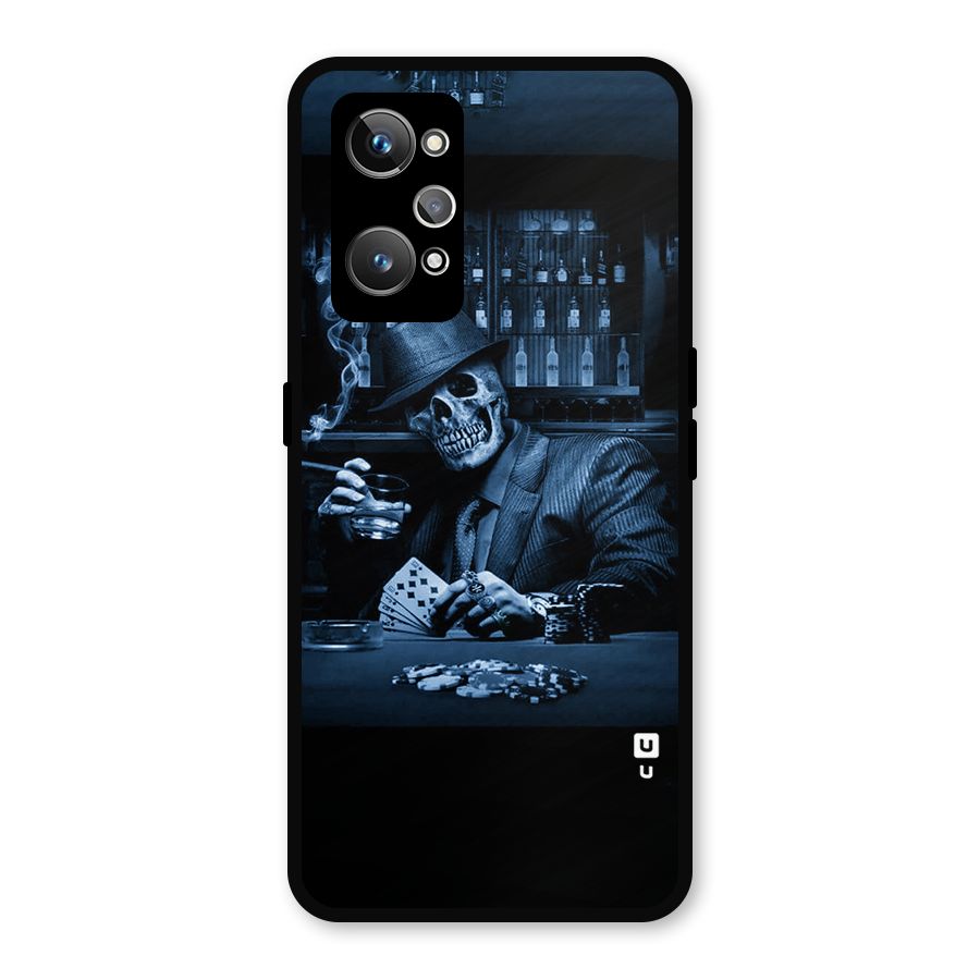 Cool Skull Cards Metal Back Case for Realme GT Neo 3T