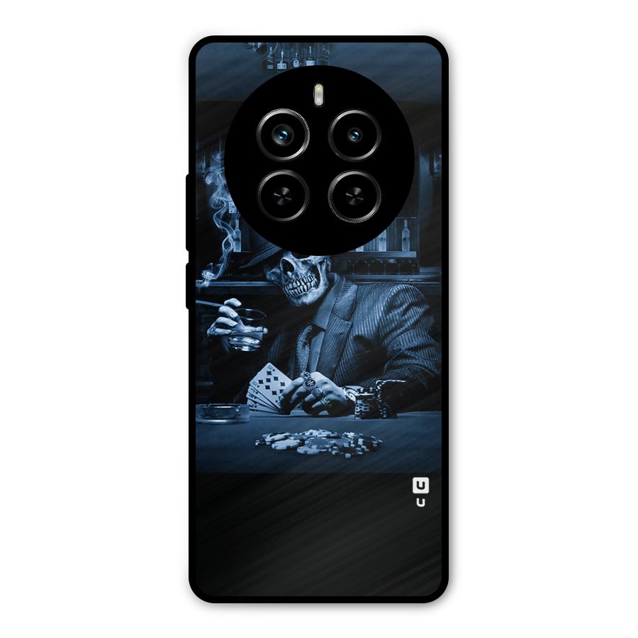 Cool Skull Cards Metal Back Case for Realme P1 Pro