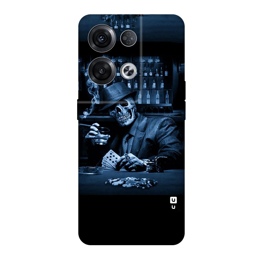Cool Skull Cards Original Polycarbonate Back Case for Oppo Reno8 Pro 5G